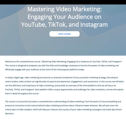 Video Marketing: Create Compelling Video Content