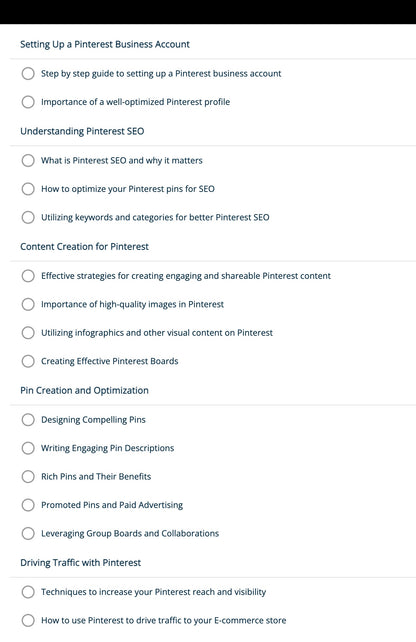 Pinterest Marketing for E-Commerce