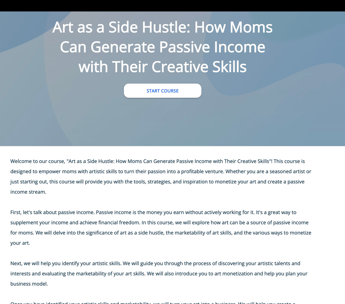 Creating Passive Income with Art