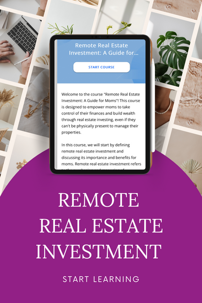 Remote Real Estate Investment