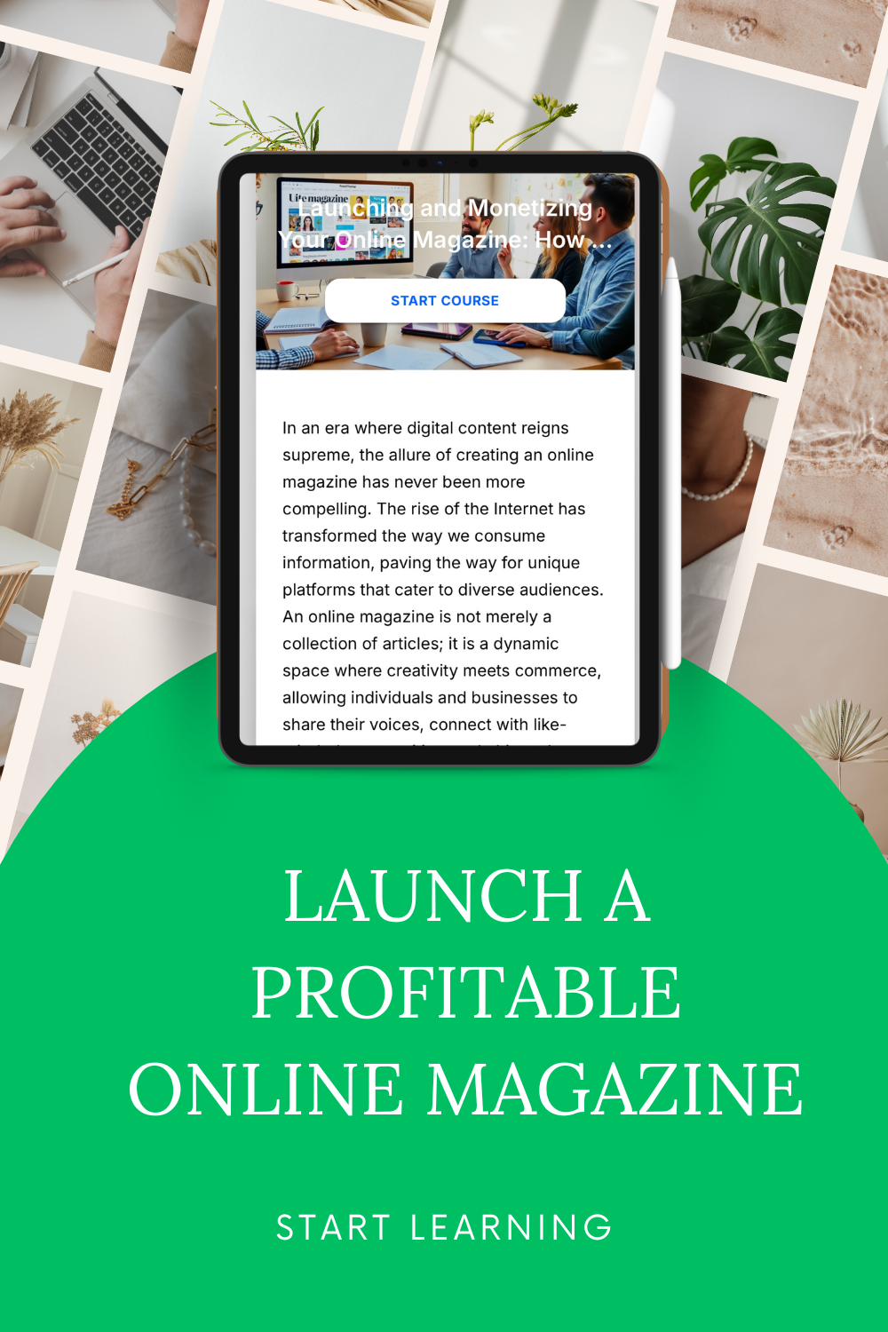 Launch a Profitable Online Magazine